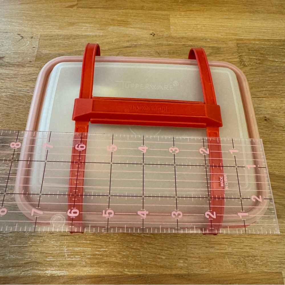 Vintage Tupperware Pack-N-Carry Lunch Box Complete Set - Orange 1970s - Picture 3 of 7